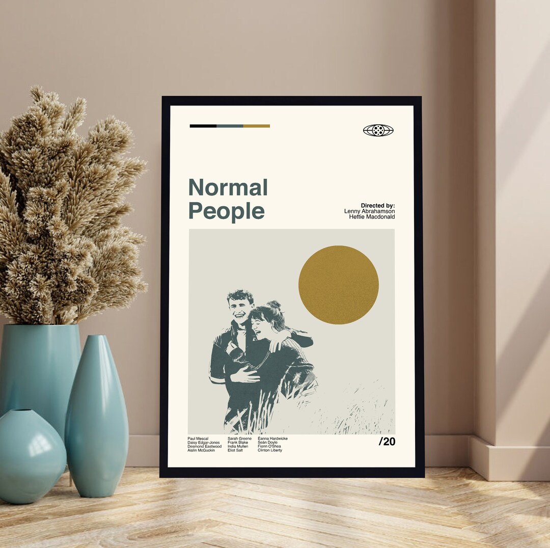 Normal Person Posters Normal People Poster Retro Movie Poster Vintage Modern - Etsy