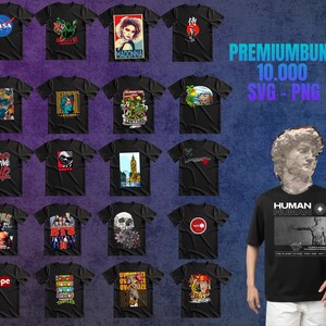 10,000+ T-Shirt SVG - PNG Bundle | T-Shirt Designs for Cricut - Sublimation