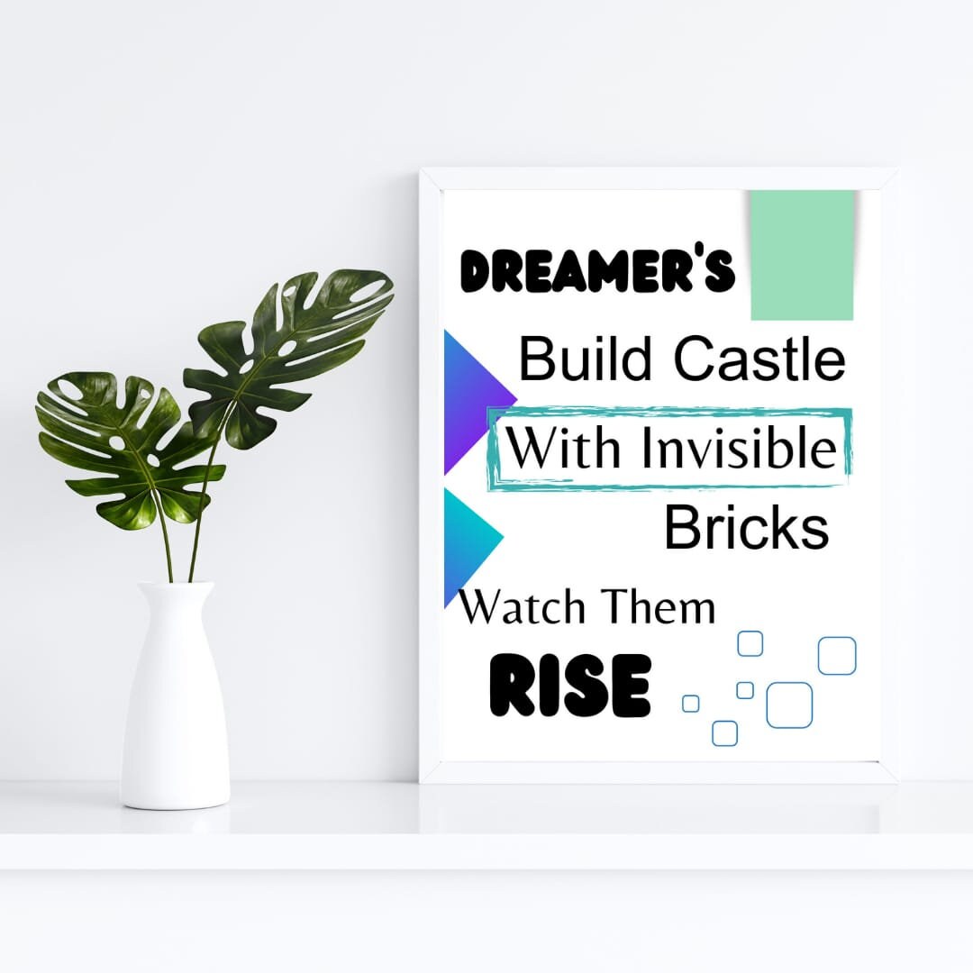 Modern Motivational Wall Art Digital Morning Etsy