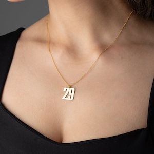 Personalized Number Necklace Custom Number Necklace With Number on It Custom Number Pendant for Necklace for Women Angel Number Necklace