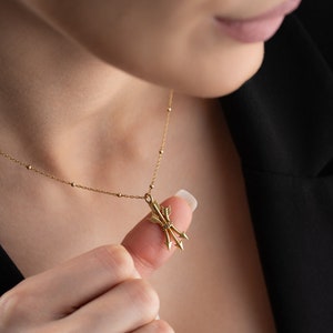 Dainty Gold Arrow Necklace Silver Three Arrowhead Necklace Sterling Silver Arrow Pendant Ball Chain Necklace