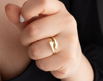 Zierliche Gold Umarmung Ring Silber umarmt Hände Ring Sterling Silber Liebe Umarmung Ring Liebe umarmt Ring Liebe Hände Ring paar Hände Ring