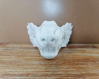Máscara de lobo para disfraz y cosplay.