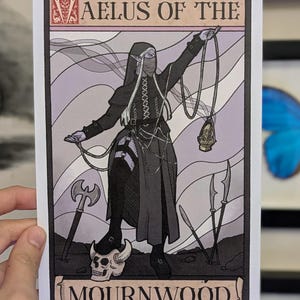 Vaelus of the Mournwood | Scanlan Shorthalt A5 Print