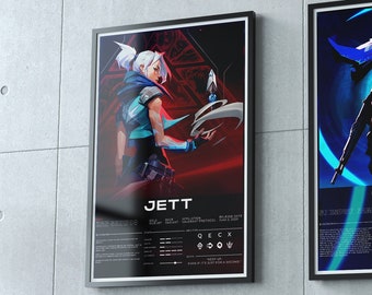 Valorantカスタムエージェントポスター：パーソナライズされたゲームアート
