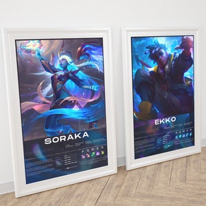 League of Legends Custom Champion Poster: Personalized Gaming Art
