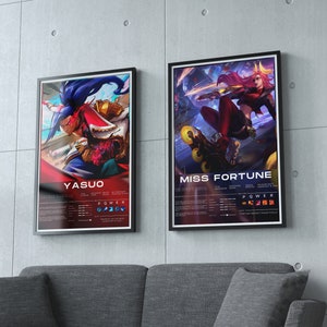 Wild Rift Custom Champion Poster: Personalized Gaming Art