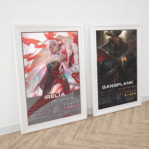 Custom League of Legends Poster: Any Champion & Quote