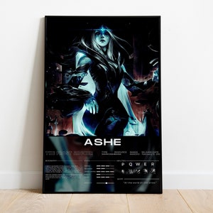 Custom League of Legends Poster: Gothic Champion Art