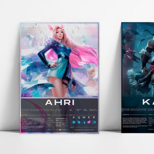 Custom League of Legends Champion Poster: Personalized Quote Art