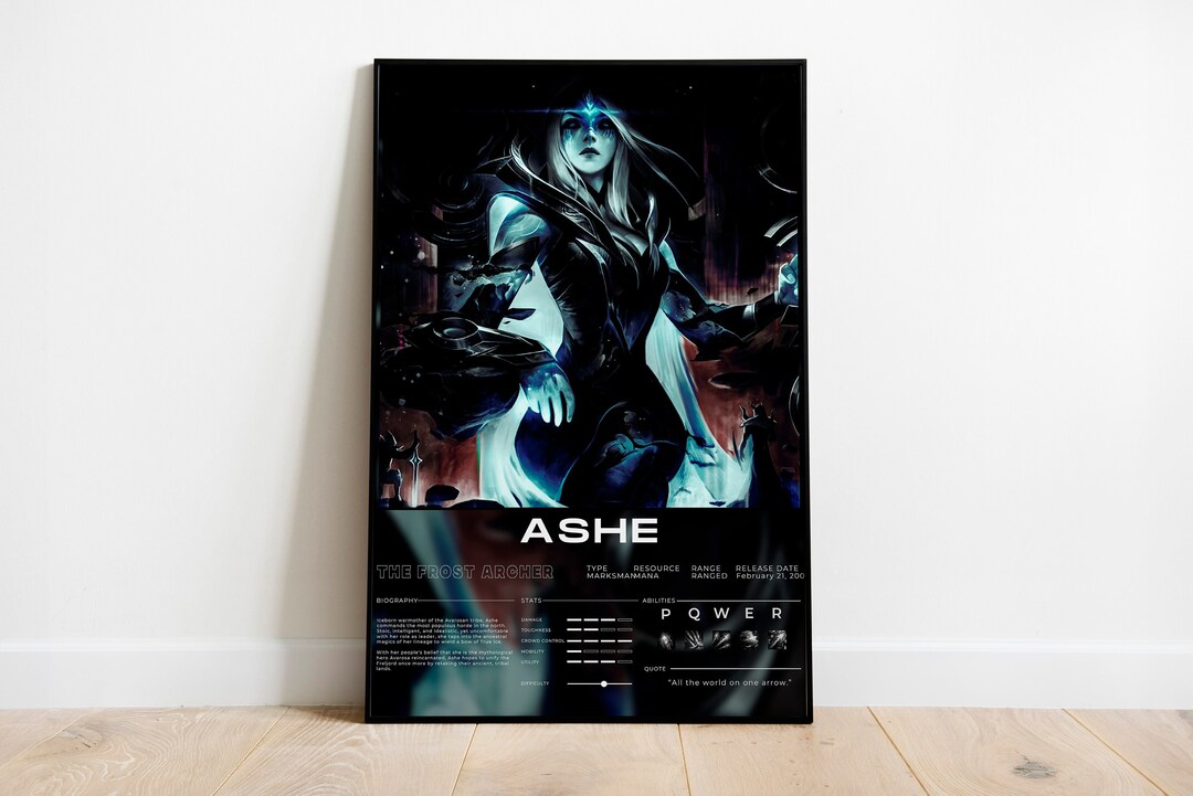 Gothic League of Legends Poster League Custom Poster Twitch - Etsy