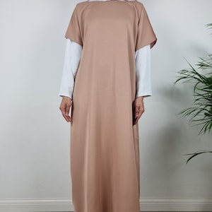 Short Sleeves Inner Abaya, Nida Slip Abaya Dubai Abaya
