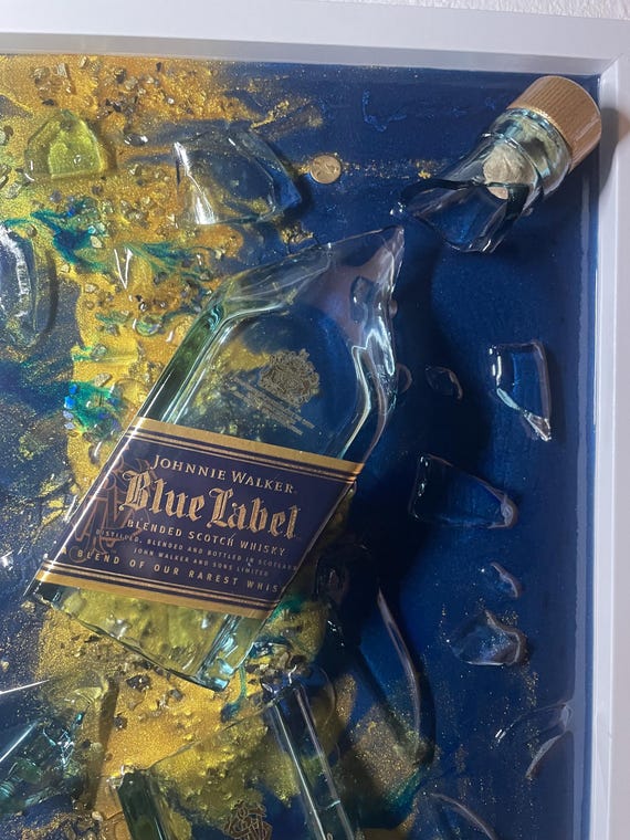 Johnnie Walker Arte De La Botella Rota I Flaschenkunst I