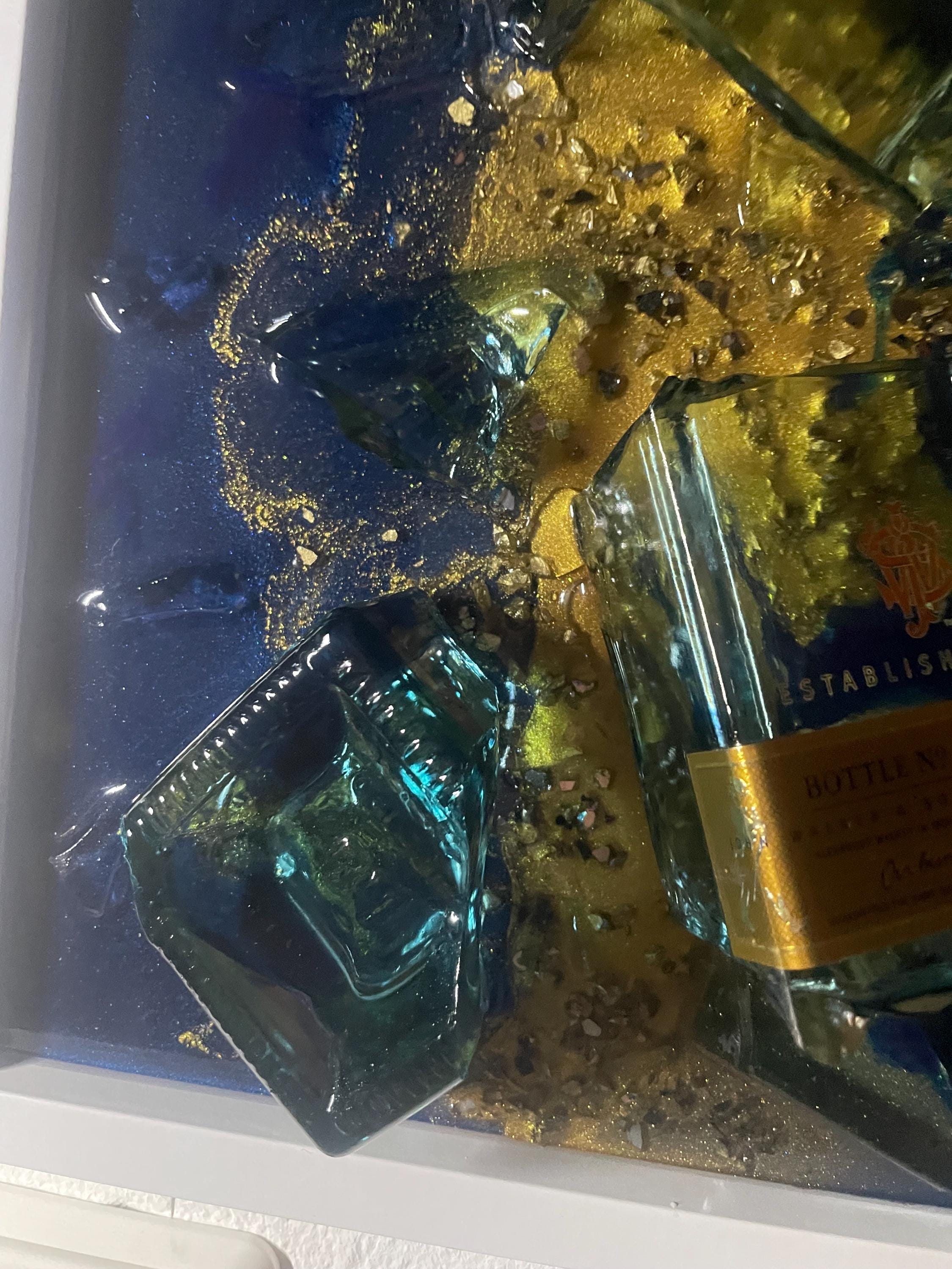 Johnnie Walker Arte De La Botella Rota I Flaschenkunst I