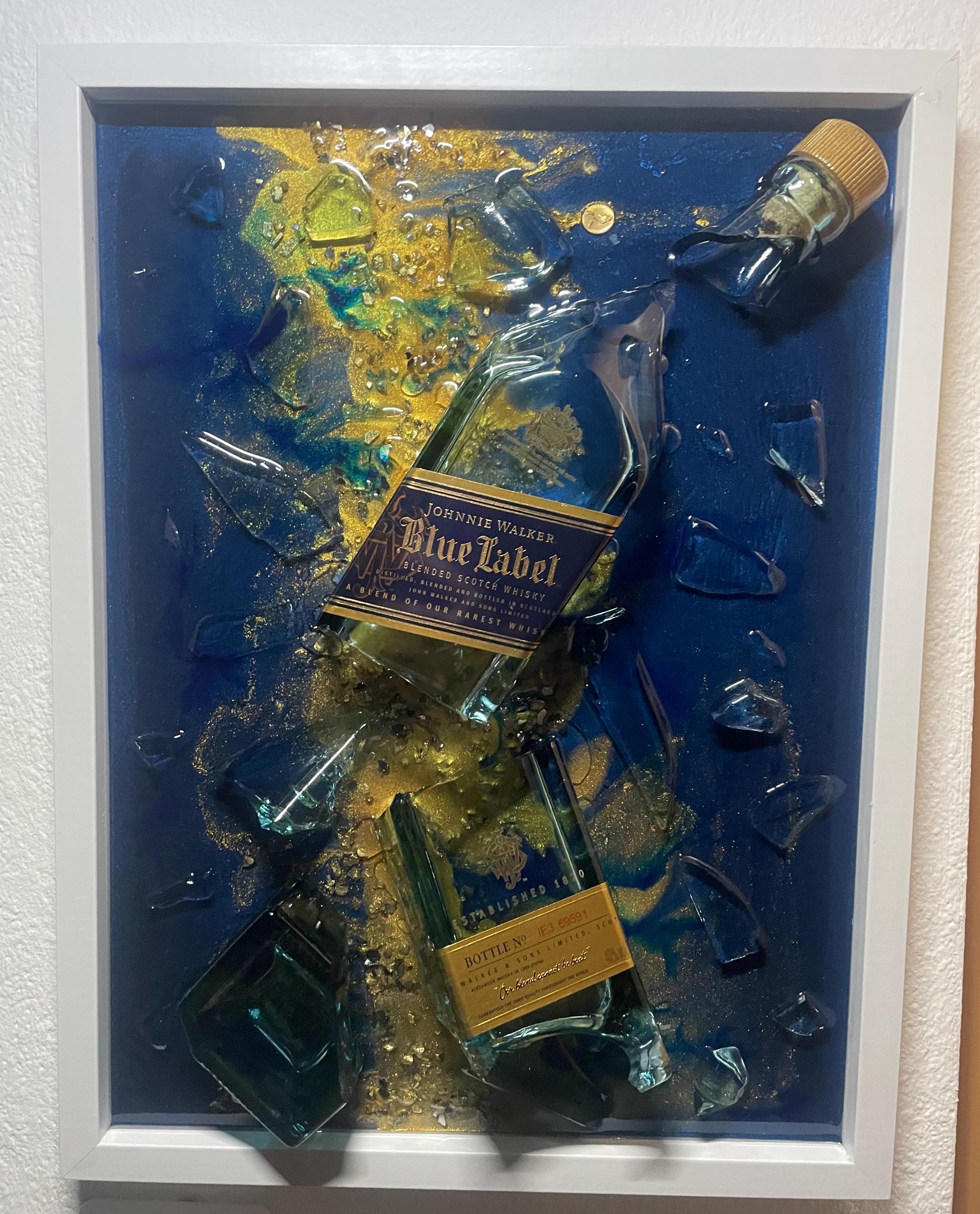 Johnnie Walker Arte De La Botella Rota I Flaschenkunst I