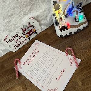 Carta oficial de Papá Noel personalizada
