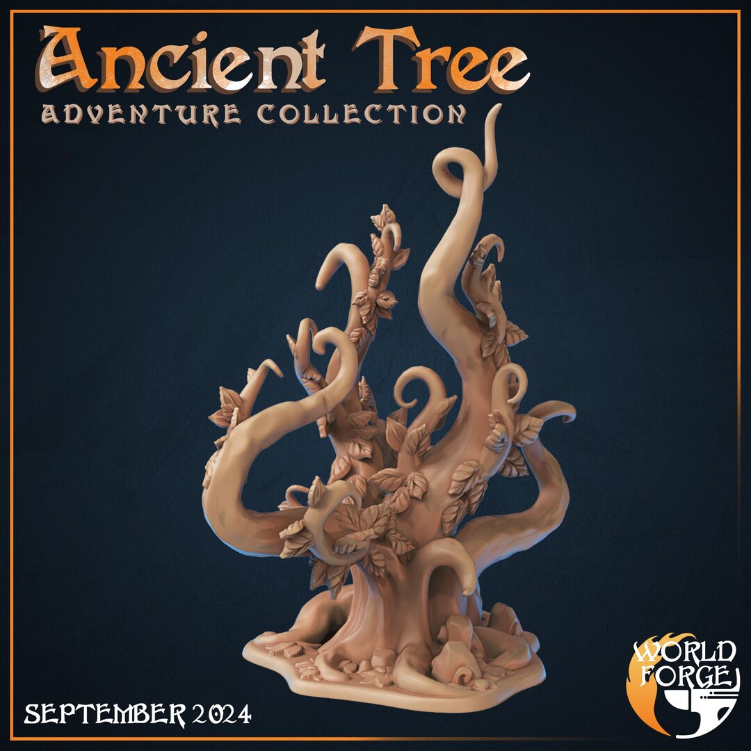 Ancient Tree by World Forge Miniatures D&D Unpainted Resin Mini ...