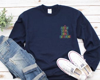Camiseta de autismo, camiseta de aceptación, sudadera de educación especial, camiseta de concientización sobre el autismo, camiseta de neurodiversidad, camisetas de inclusión, sudadera de apoyo al autismo