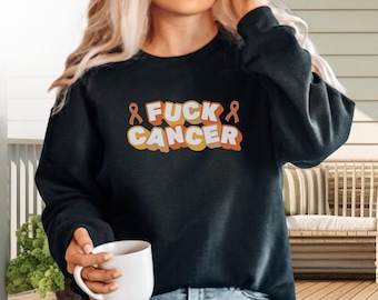 Camiseta de cáncer de riñón, concientización sobre el cáncer de riñón, camiseta de apoyo para el cáncer de riñón, regalos para pacientes con cáncer, regalos para el cáncer de riñón, camiseta con lazo naranja