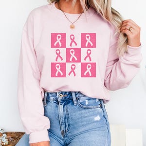 Moletom de apoio ao câncer de mama: Guerreira da fita rosa, presente para mulheres fortes