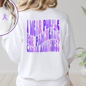 Pancreatic Cancer Awareness Shirt Support Squad, Purple Ribbon Shirt,  Pancreatic Cancer Support Tee, Pancreatic Cancer Family Support Shirt