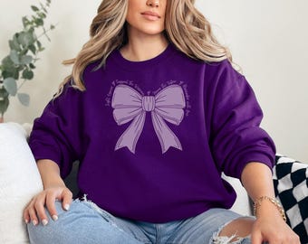 Bauchspeicheldrüsenkrebs Bewusstsein Shirt Support Squad, Bauchspeicheldrüsenkrebs Sweatshirt, Lila Bogen Sweatshirt, Bauchspeicheldrüsenkrebs Familie Support Shirt