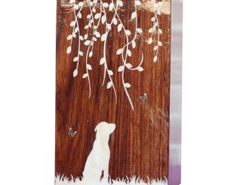 Rosewood Dog Cremation Urn: Handcrafted Pet Ashes Keepsake Box