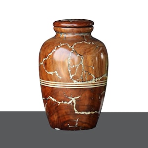 Best Urn for Human ashes Large wooden urn for cremation Adult urn box for Ashes Personalized Wooden urn Burial urn for Funeral wood box