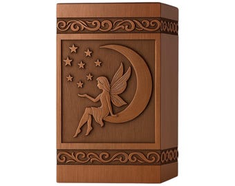 Handcrafted Rosewood Cremation Urn: Adult Funeral Burial Box