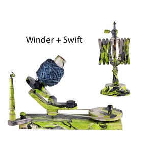 Yarn Winder and Swift Combo Hand-operated Ball Winder Knitter&#39;s Gifts Center  Skein Winder for Knitting Christmas Day Gift