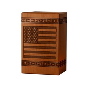 Wooden Urn For Human Ashes - Cremation Urn For Pets Urn For Dog Ashes - Memorial Urn Box - Keepsake Urn For Ashes Handmade Urn