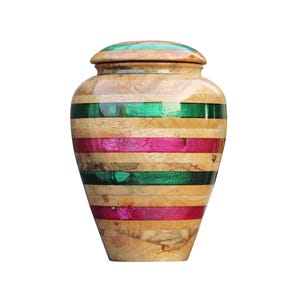 Cremation Urn for Human ashes Large wooden urn for cremation Adult urn box for Ashes Personalized Wooden urn Burial urn for Funeral