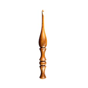 Ergonomic Rosewood Crochet Hook Set: 3.5mm-12mm, Handmade