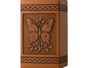 Handmade Rosewood Cremation Urn: Adult & Pet Ashes, Personalized