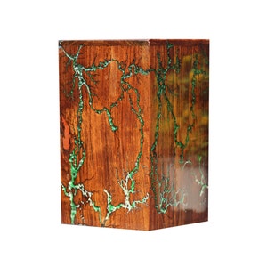 Personalized Rosewood Cremation Urn: Hand Carved Wooden Box for Ashes
