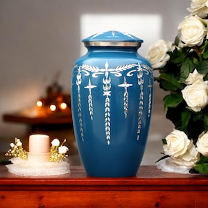 Handcrafted Aluminium Cremation Urn: Adult & Pet Memorial Urn