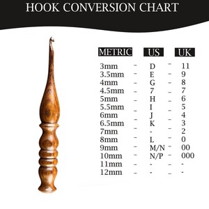 Handmade Wooden Crochet Hook – Ergonomic Crochet Hook Set of 13,  Natural Wood Crochet Tool – Perfect for Beginners & Gifts for Crocheters