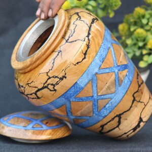 Cremation Urn for Human ashes Large wooden urn for cremation Adult urn box for Ashes Personalized Wooden urn Burial urn for Funeral