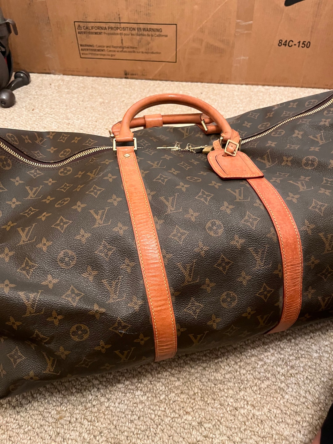 Extra Large Leather Duffle Bag Etsy