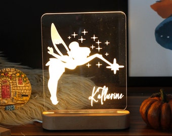 Custom Night Light - Personalized Night Light - Custom Name Night Light - Room Decor Kids - Personalized Gift For Kids - Fairy Lights