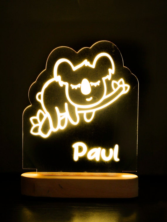 Personalized Name Night Lights for Kids/7 Colors 3D Night Light 08 – Trendy  Good Shop