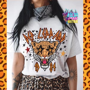 Def Band Tee | Retro 1984 Star Eyes Graphic Shirt | Comfort Colors DTF Rocker Tee