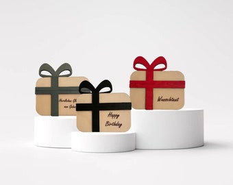Personalisierte Geschenkverpackung I Geldgeschenk I Geschenkkarte I Gutscheinbox I Geschenkidee I Mitbringsel Kleines Dankeschön