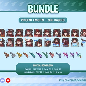 Vincent Emotes - Twitch | Discord Bundle