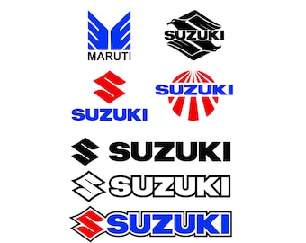 7er Pack SVG-Datei: Swarovski Motorrad Vintage und moderne Logos + Maruti - SVG für Cricut oder Vinyl Cutter -Svg - Jpg - Png - Ai Dateien