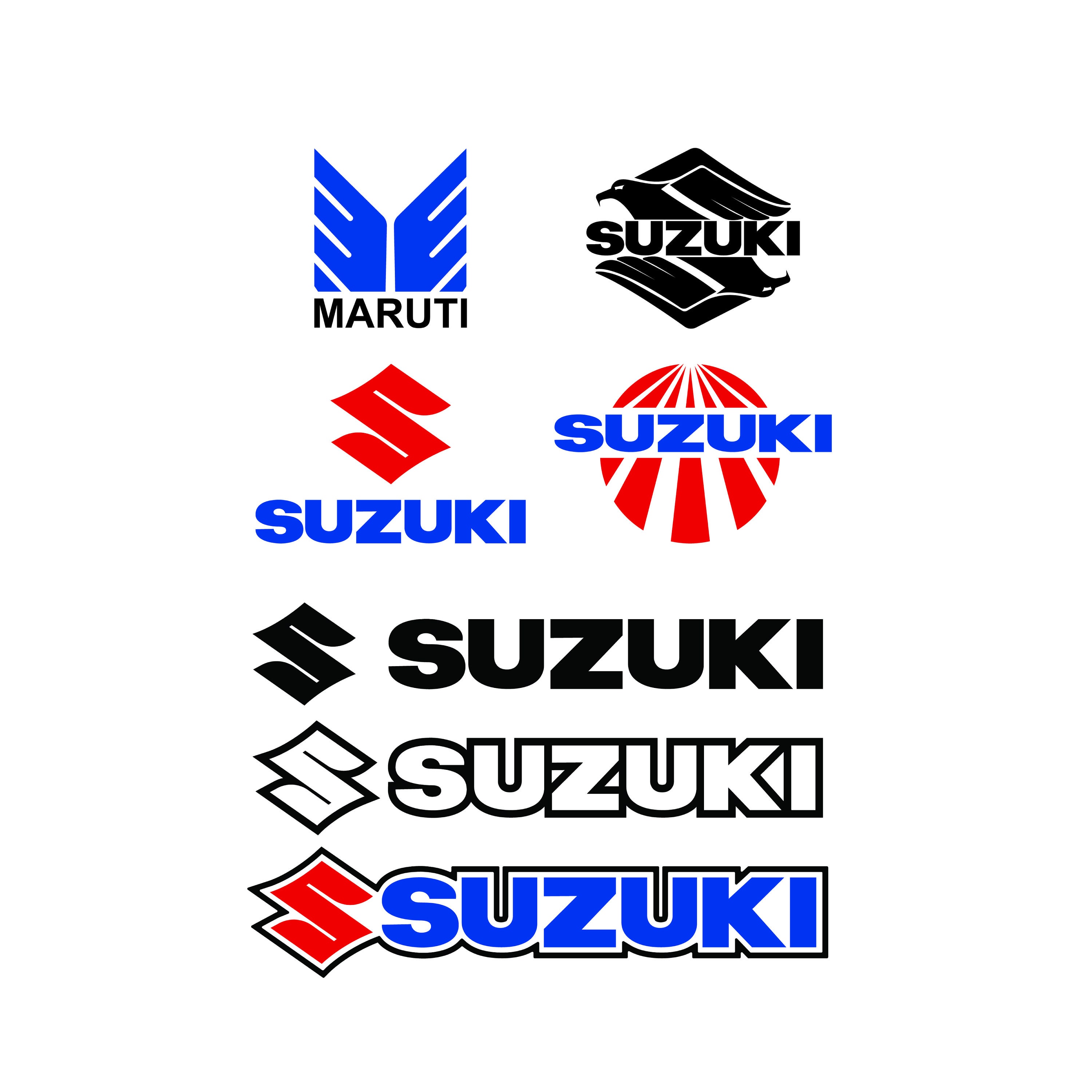 Buy Suzuki Logo Sticker Online In India -  India