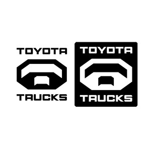 SVG-fil: Toyota Trucks-logotyper - SVG-grafik för Cricut eller vinylskärare - Svg - Ai - Jpeg - Png-bild