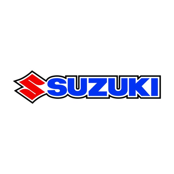 Vintage Suzuki Logo Suzuki Vintage Script EMBLEM Etsy