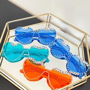 Customised concert/festival/prom/hen do/ sunglasses accessories - any occasion