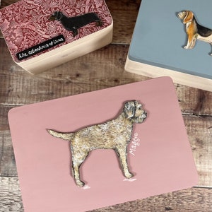 Handpainted Dog Breed Memory Box, Wooden Keepsake Box for Dogs, Dog Loss, Dog Memorial Gift image 6